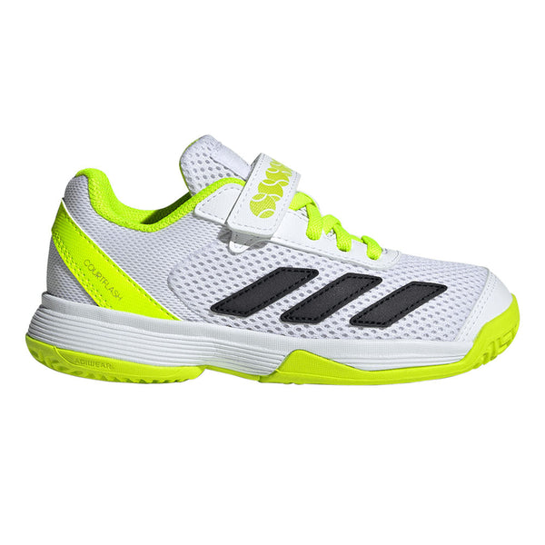ADIDAS Courtflash Hook-and-Loop Kids Tennis Shoes