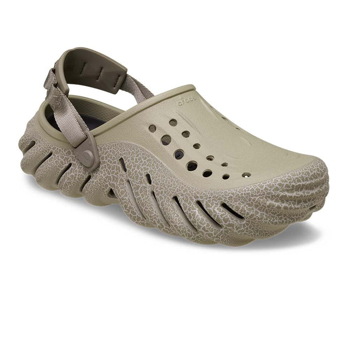 CROCS Echo Crackle Clog Unisex Casual Shoes