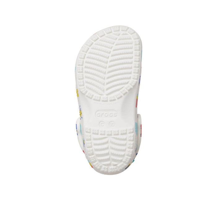 CROCS Classic Doodle Print Clog Toddler Kids Casual Shoes