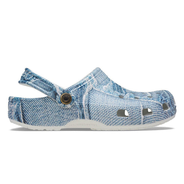 CROCS Classic Denim Clog Unisex Casual Shoes