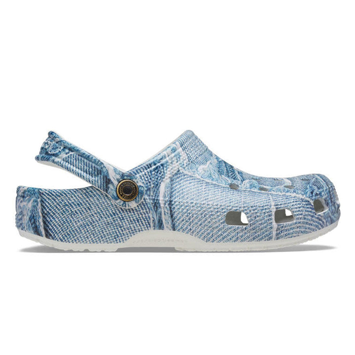 CROCS Classic Denim Clog Unisex Casual Shoes