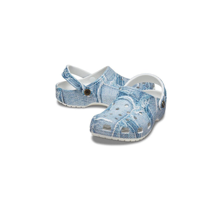 CROCS Classic Denim Clog Unisex Casual Shoes