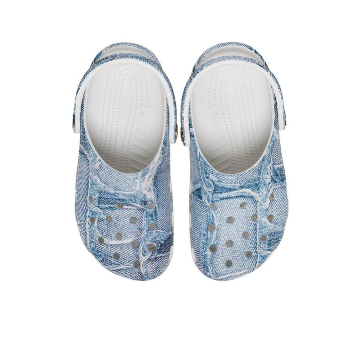 CROCS Classic Denim Clog Unisex Casual Shoes