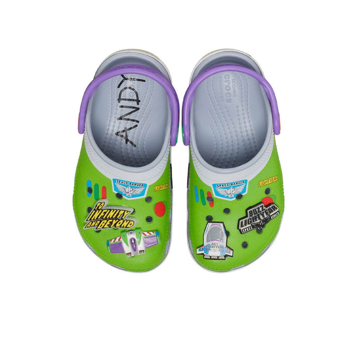 CROCS Buzz Lightyear Classic Clog Toddler Kids Casual Shoes