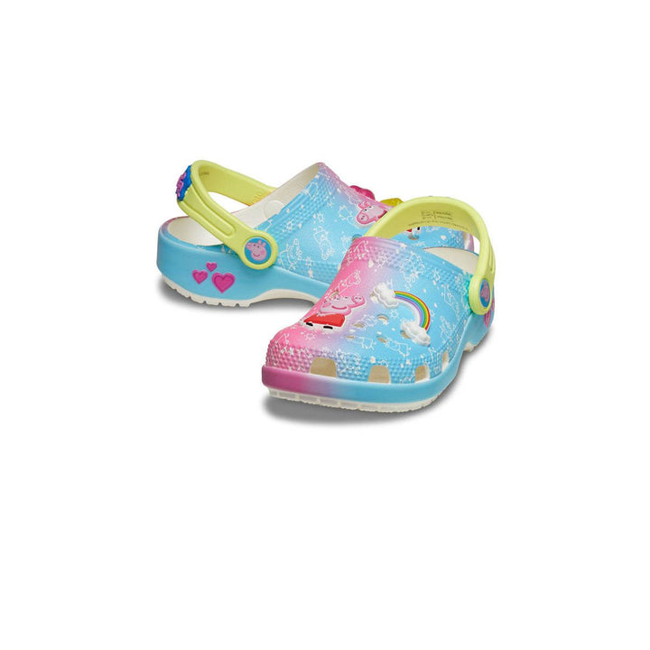 CROCS Peppa Pig Classic Clog Toddler Kids Casual Shoes