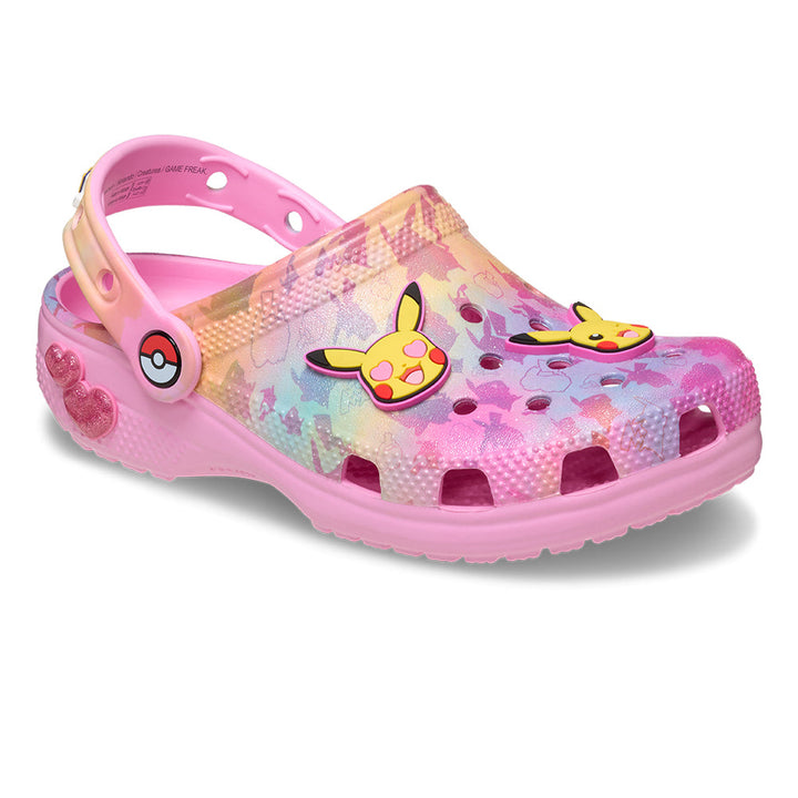 CROCS Pikachu Pink Classic Clog Kids Casual Shoes