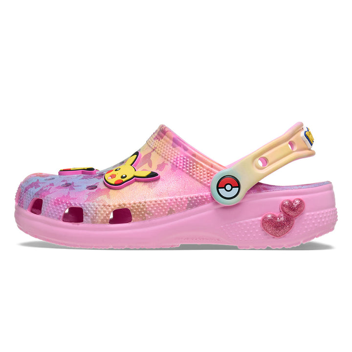 CROCS Pikachu Pink Classic Clog Kids Casual Shoes
