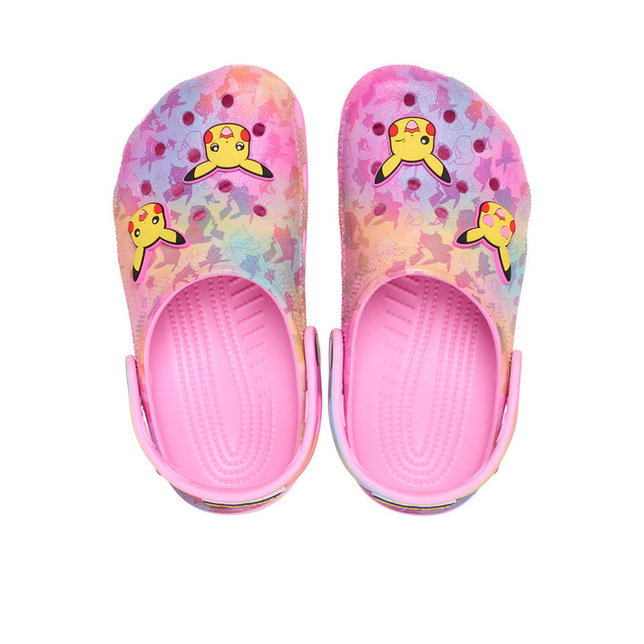 CROCS Pikachu Pink Classic Clog Kids Casual Shoes