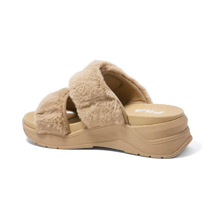 FILA Furry Brown Women's Sandals