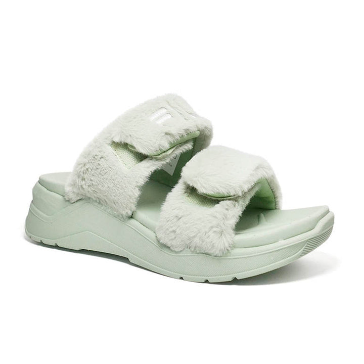 FILA Furry Green Women's Sandals