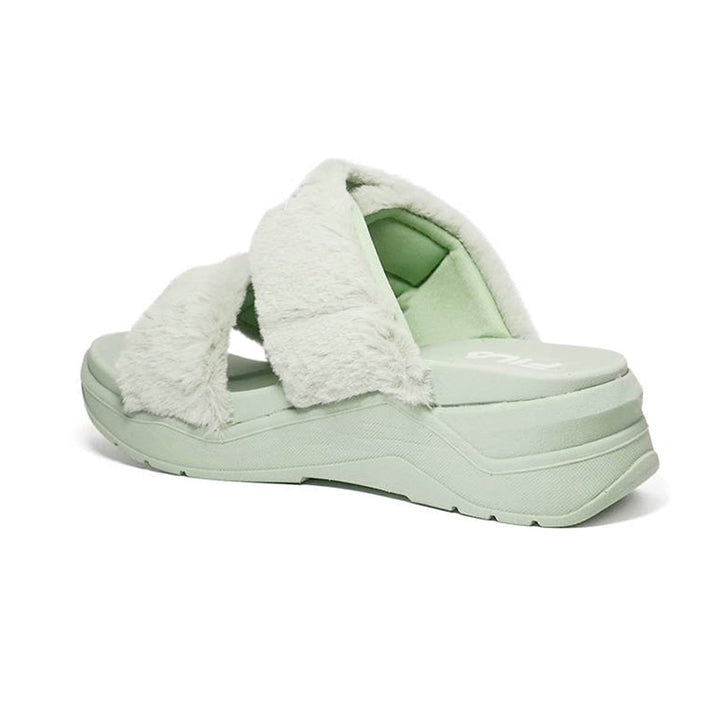 FILA Furry Green Women's Sandals