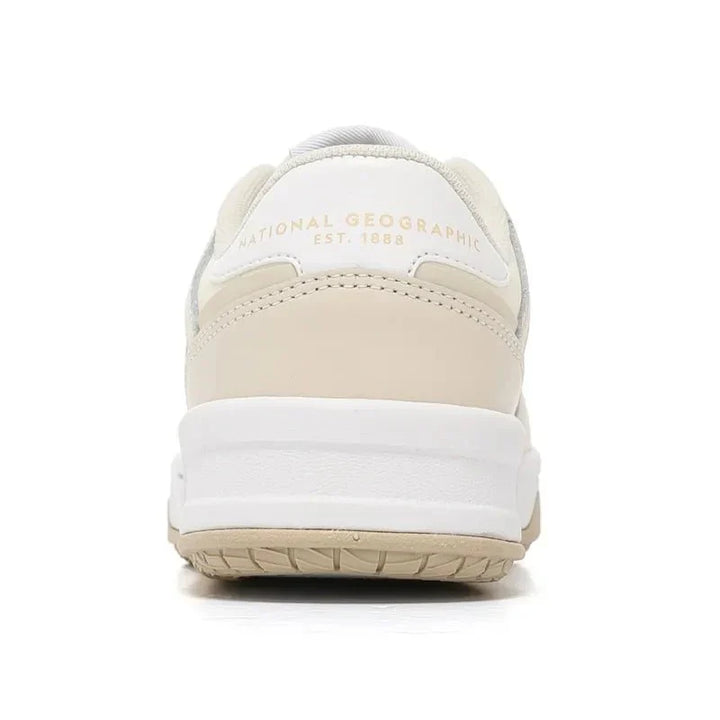 NATGEO SNEAKER N245USN012-070 รองเท้าผ้าใบ ผู้ชายและผู้หญิง BEIGE