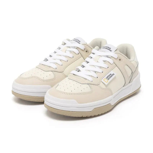 NATGEO SNEAKER N245USN012-070 รองเท้าผ้าใบ ผู้ชายและผู้หญิง BEIGE