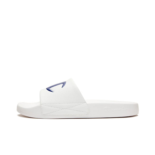 CHAMPION SLIDE C รองเท้าแตะแบบสวมผู้ชายและผู้หญิง U4AFASU01-A1 White