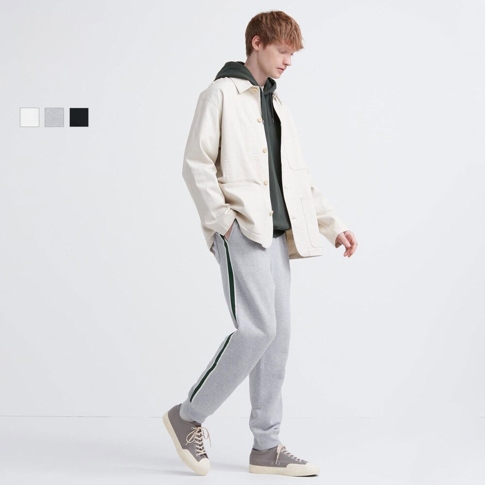 Uniqlo للرجال والنساء السراويل الرياضية ذات اللوحة الجانبية Sweatpants كاجوال 462029